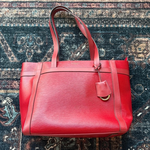 RADLEY LONDON Handbags - NWOT Radley London Street Large Zip Top Red Shoulder Purse Bag